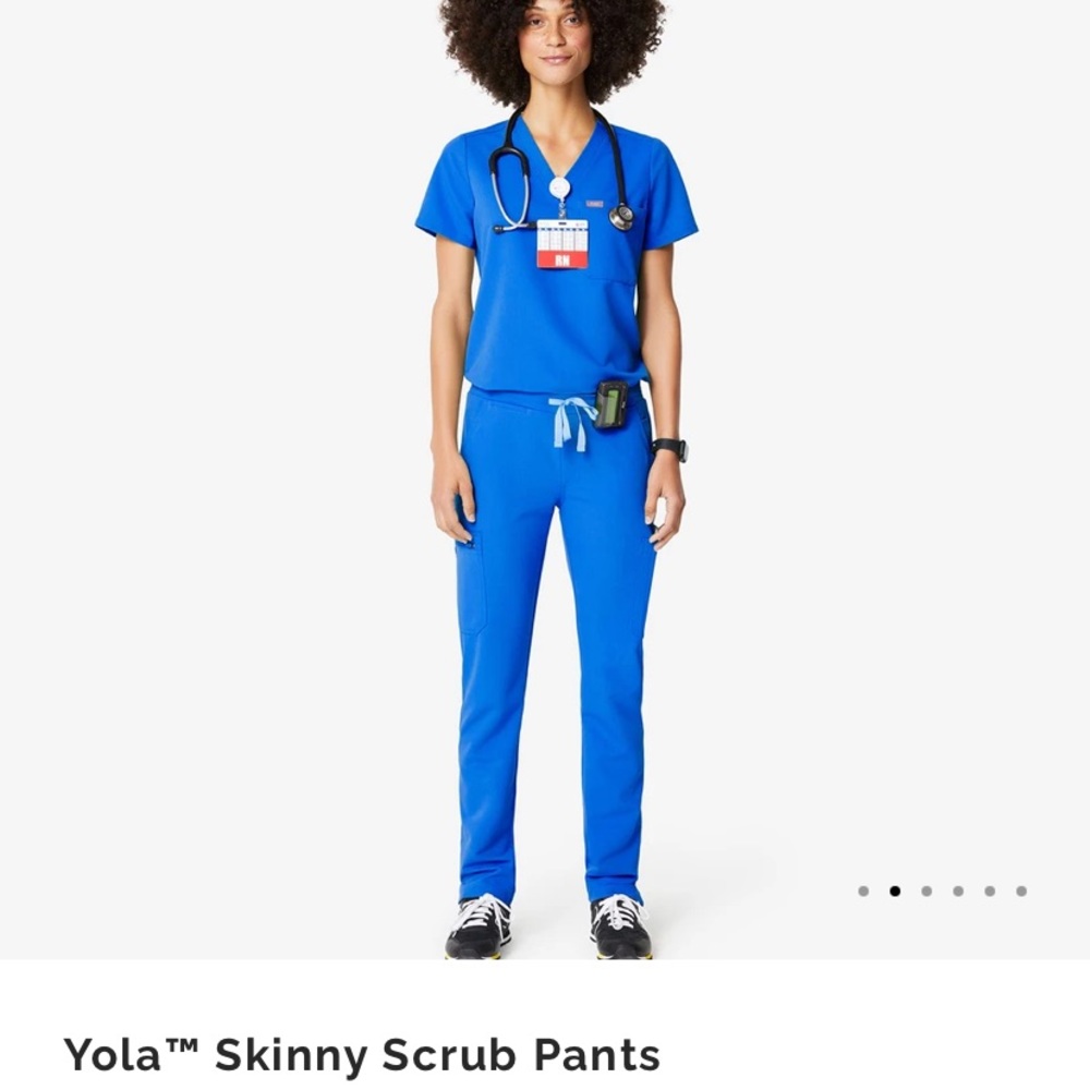 FIGS Yola Skinny Scrub Pants XXS Petite